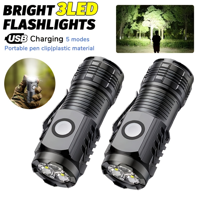 Outdoor Adventure Trips - Taşınabilir Mini LED El Feneri Güçlü