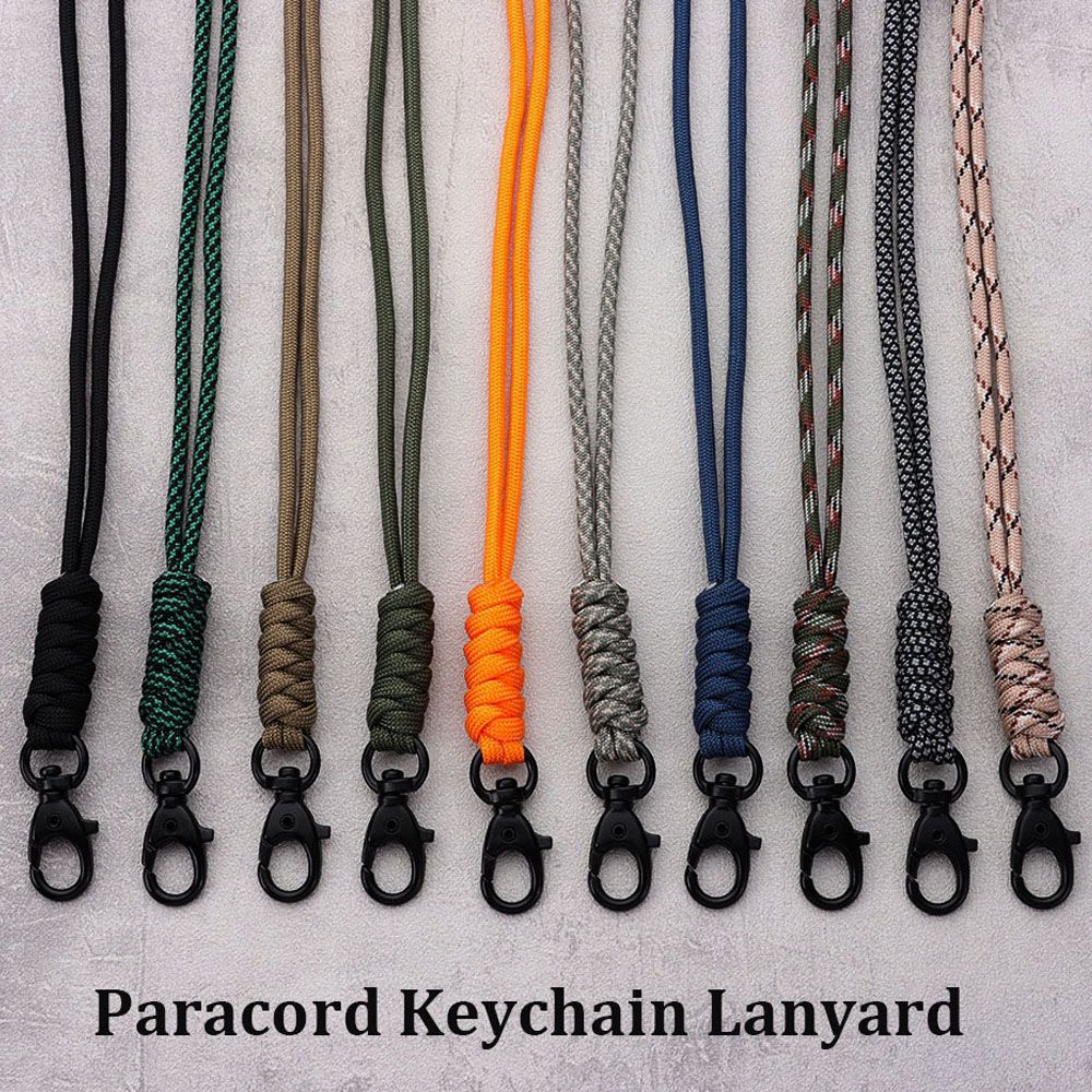 Outdoor Adventure Backpack - Paracord anahtarlık kordon dönebilir toka yüksek