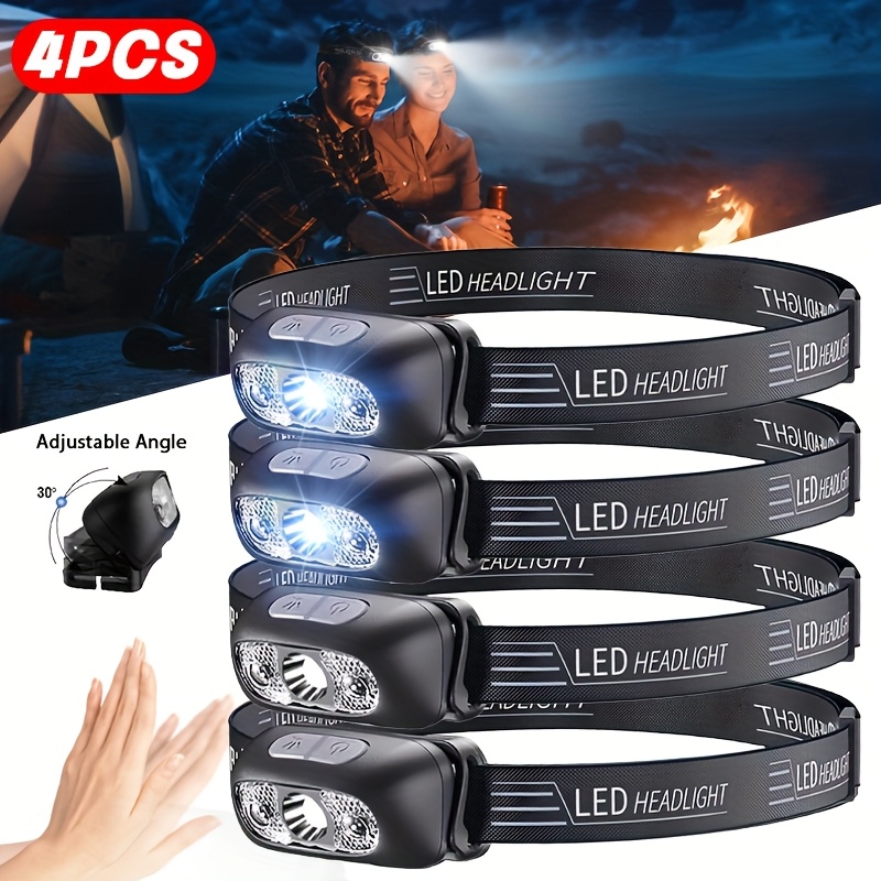 Outdoor Adventure Trips - Güçlü Sensörlü Ayarlanabilir Led Kafa Feneri