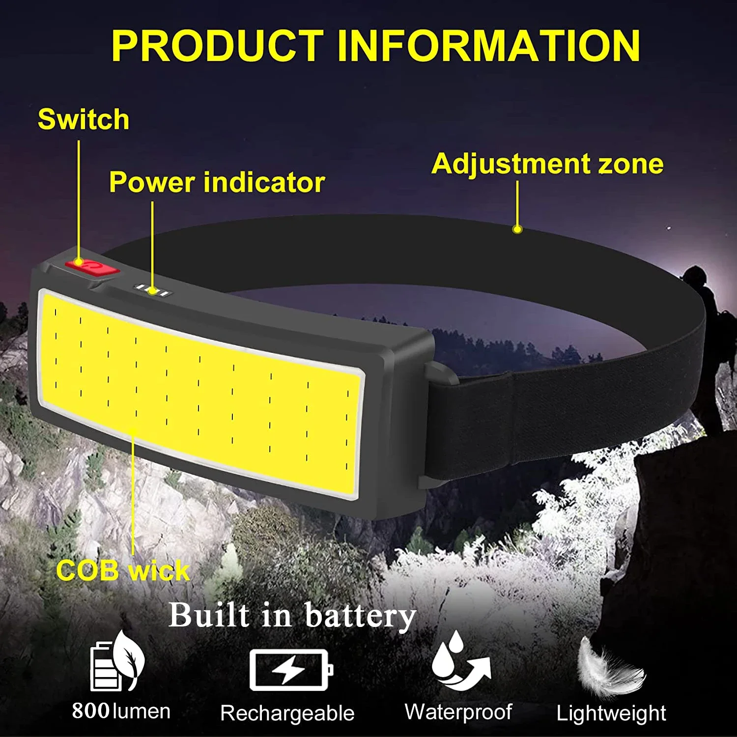 COB Taşınabilir LED Farlar Dış - Outdoor Adventure Trips incelemesi ve fiyatı