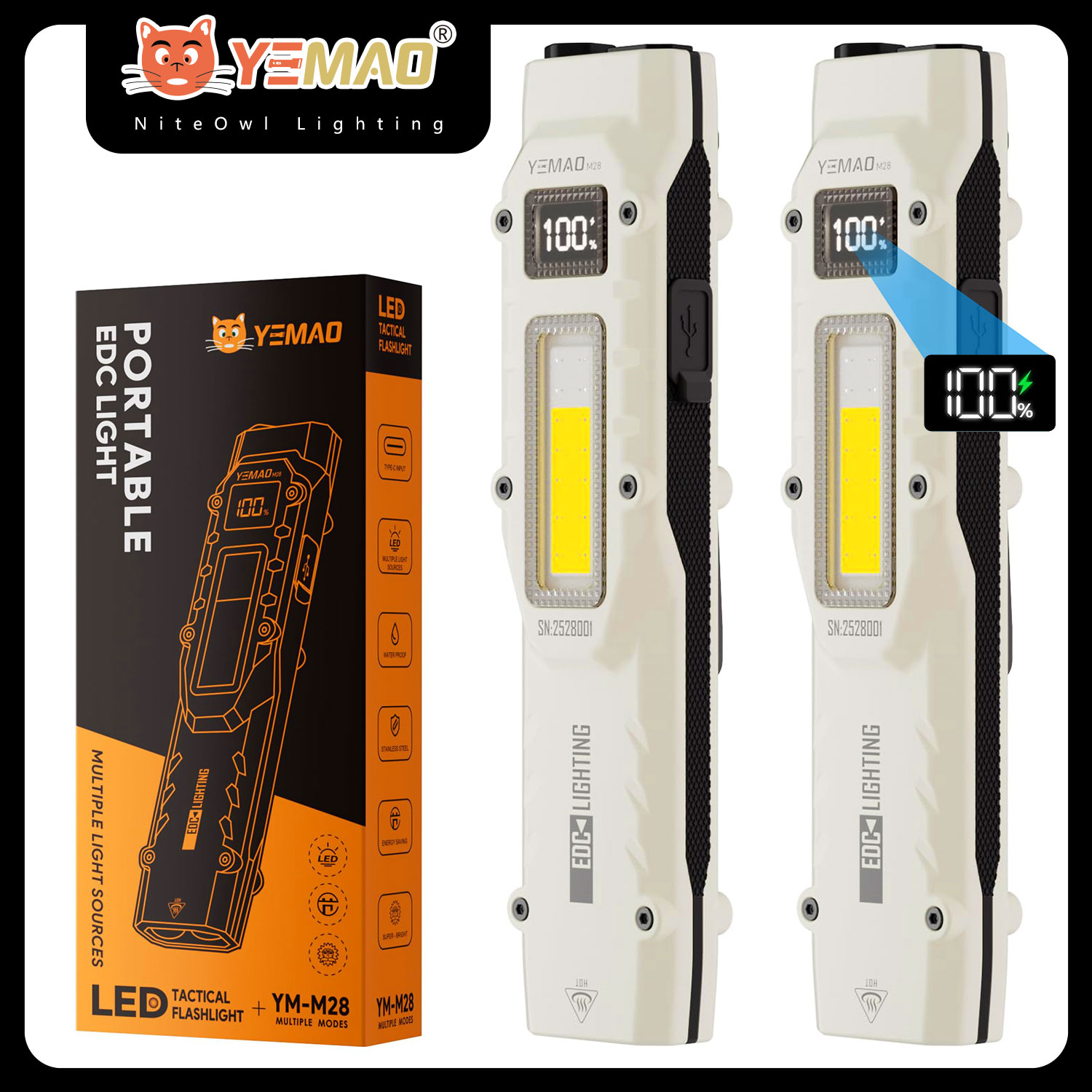YEMAO M28 Süper Parlak EDC El  - Outdoor Adventure Trips incelemesi ve fiyatı